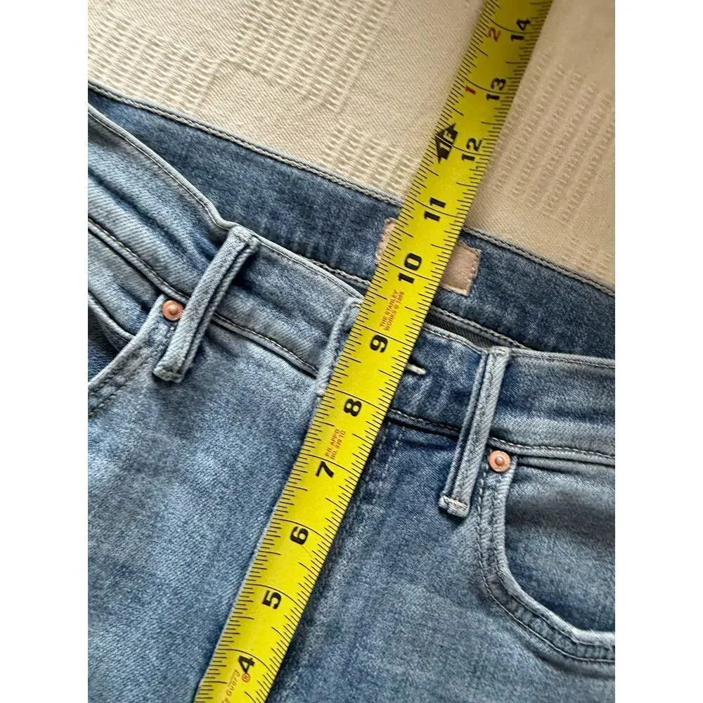 Mother The Rascal Ankle Snippet Slim Straight Jean Blast from the Past 25